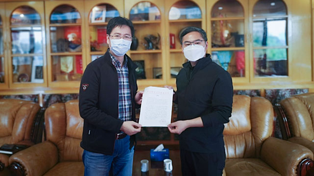 抗疫保學，彰顯央企擔當，奧威亞喜獲華師大附中感謝信